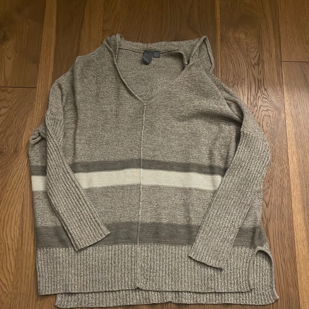 Heather brown sweater hoodie